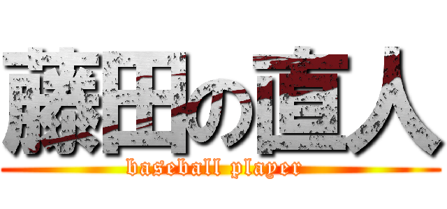 藤田の直人 (baseball player )