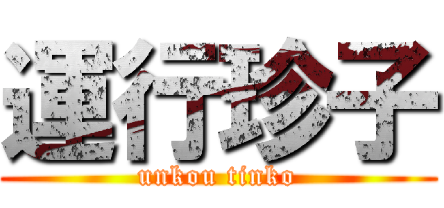 運行珍子 (unkou tinko)