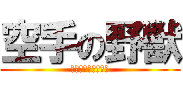 空手の野獣 (昔はホモビ、今は埃)
