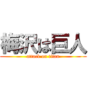 梅沢は巨人 (attack on titan)