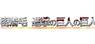 密着毛 進撃の巨人の巨人 (attack on titan)