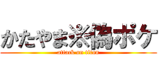 かたやま※偽ポケ (attack on titan)