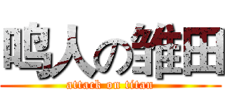 鸣人の雏田 (attack on titan)