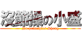 沒節操の小盛 (No principles Sheng)