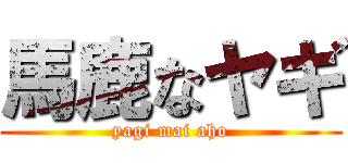 馬鹿なヤギ (yagi mai aho)