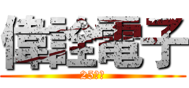 偉詮電子 (25週年)