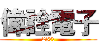 偉詮電子 (25週年)