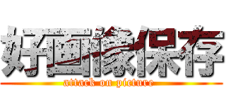 好画像保存 (attack on picture )