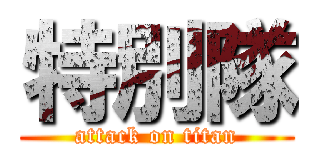 特別隊 (attack on titan)
