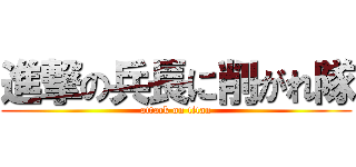 進撃の兵長に削がれ隊 (attack on titan)