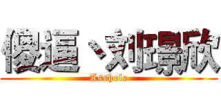 傻逼丶刘璟欣 (Asshole)