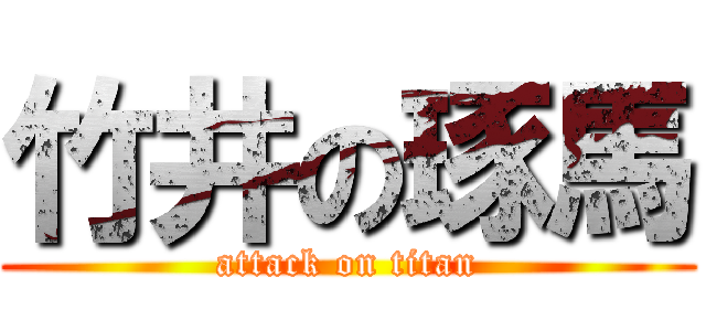 竹井の琢馬 (attack on titan)