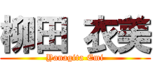 柳田 衣美 (Yanagita Emi)