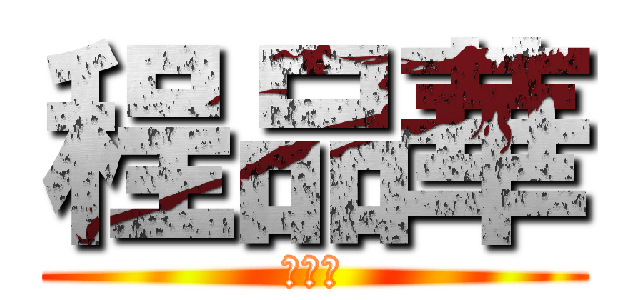 程品華 (の作業)