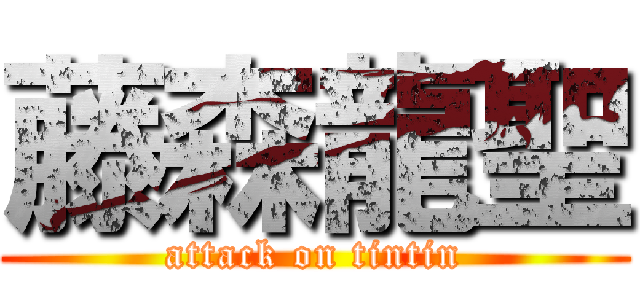 藤森龍聖 (attack on tintin)