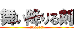 舞い降りる剣 (freedom)