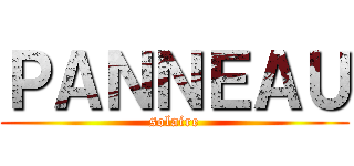 ＰＡＮＮＥＡＵ (solaire)