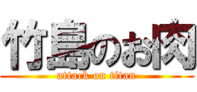 竹島のお肉 (attack on titan)