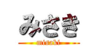 みさき (misaki)