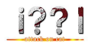 ｉ？？ｌ (attack on cat)