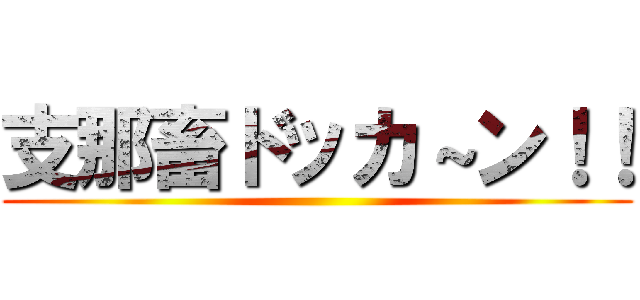 支那畜ドッカ～ン！！ ()