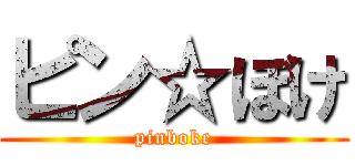 ピン☆ぼけ (pinboke)
