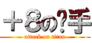 ＋８の扳手 (attack on titan)