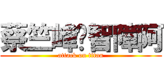 蔡竺峰你智障阿 (attack on titan)