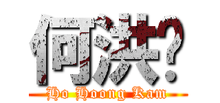 何洪锦 (Ho Hoong Kam)