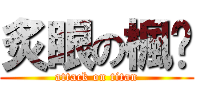 炙眼の楓岚 (attack on titan)