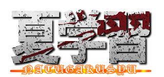 夏学習 (NATUGAKUSYU)