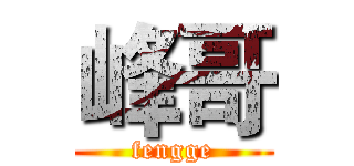 峰哥 (fengge)