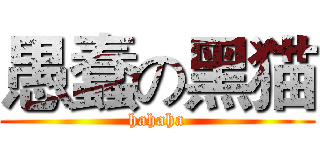 愚蠢の黑猫 (hahaha)