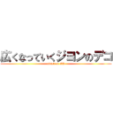広くなっていくジヨンのデコ (attack on GD)