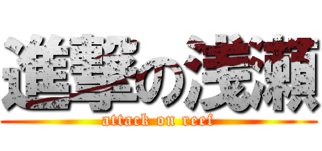 進撃の浅瀬 (attack on reef)