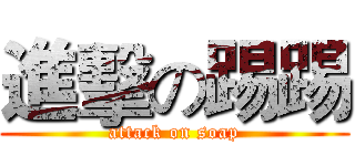 進擊の踢踢 (attack on soap)
