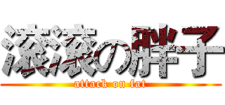 滚滚の胖子 (attack on fat)