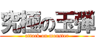 究極の玉弾 (attack on monster)