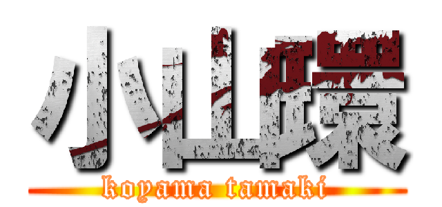 小山環 (koyama tamaki)