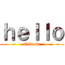 ｈｅｌｌｏ (Galeria)