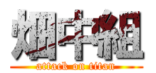 畑中組 (attack on titan)