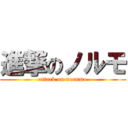 進撃のノルモ (attack on norumo)