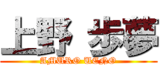 上野 歩夢 (AMURO UENO)