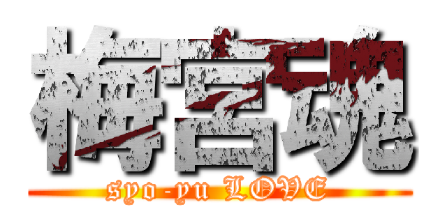 梅宮魂 (syo-yu LOVE)