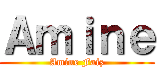Ａｍｉｎｅ (Amine Faiz)