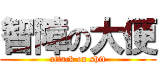 智障の大便 (attack on shit)