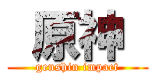  原神  (genshin impact)