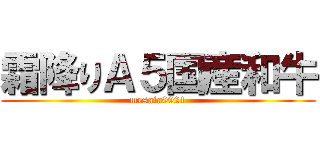 霜降りＡ５国産和牛 (mesaia0921)