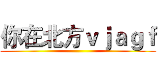 你在北方ｖｊａｇｆ ()