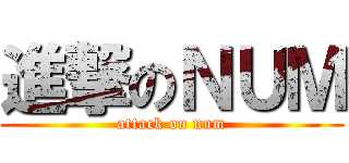 進撃のＮＵＭ (attack on num)